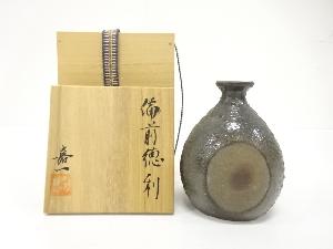 備前焼　佐々木嘉一造　徳利